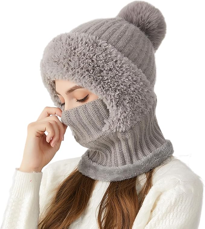 3-in-1 Winter Hat with Face Cover & Ear Protection - Image 4